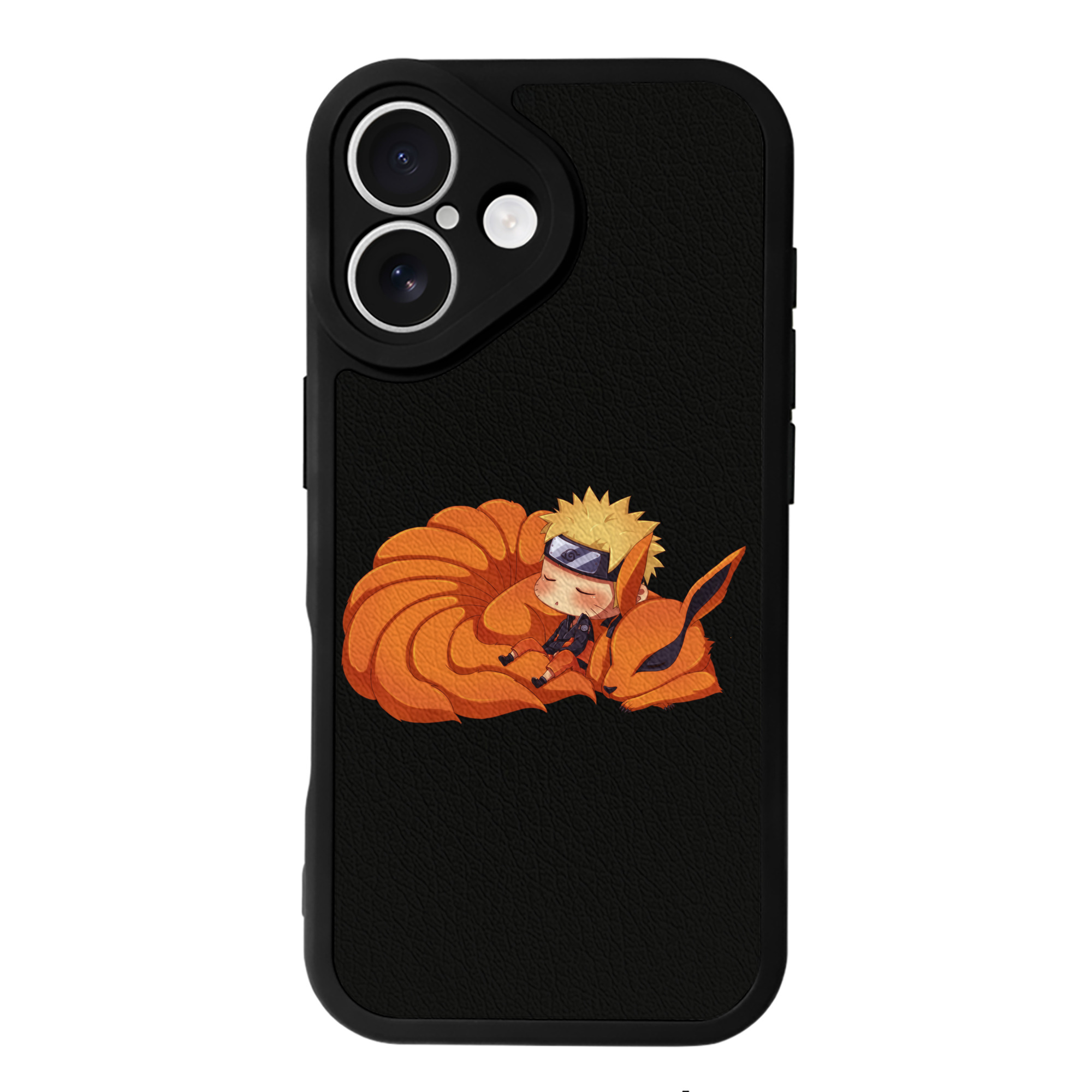 （画像用） NARUTO -ナルト- うずまき ナルト Uzumaki Naruto 【iPhone 16シリーズ対応】シリコンスマホケース（レザー調） 材質：シリコン